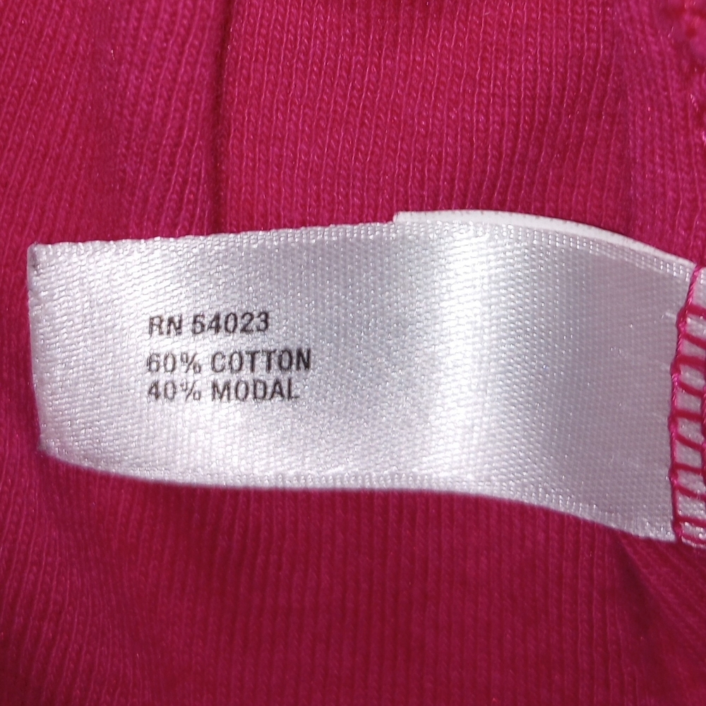 GAP Supersoft Fuchsia Long Sleeve, Size XL - Picture 3 of 3